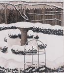 46, Garden Under Snow, 10x9 2002 wc. Not available.